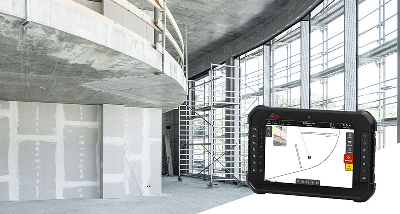 Leica iCON trades software for trade applications.